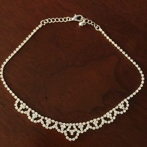 CX Sterling Silver Choker Necklace